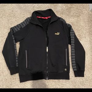 Puma black track jacket